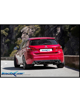 Tubo sostituzione catalizzatore con cat. metallico sportivo PEUGEOT 308 - 2015 270CV (Cod. I-AF308.C