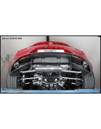 Tubo sostituzione cat. con catalizzatore metallico sportivo ALFA ROMEO 4C 1750 TBI - 241CV (Cod. I-A