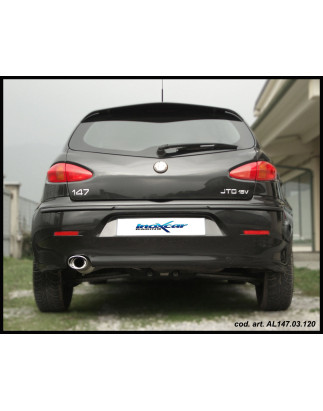Posteriore con uscita singola diam. 102 ALFA ROMEO 147 1.9 JTD - 2002-2004 115CV (Cod. I-AL147.03.10