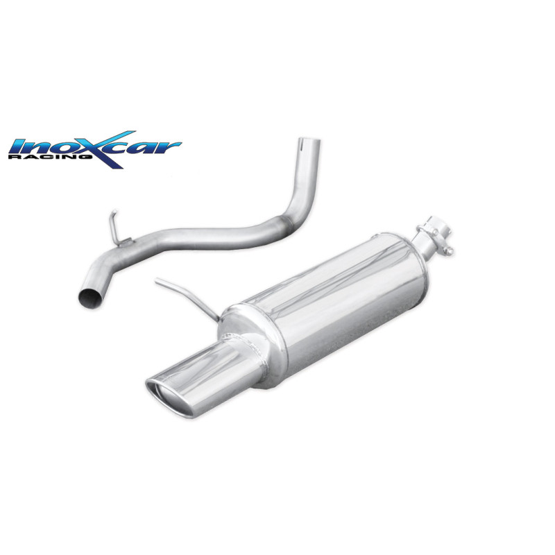 Posteriore con uscita singola ovale 120x80 mm AUDI A3 - 2003 125CV S3 (type 8L) (Cod. I-AUA3.03.120)