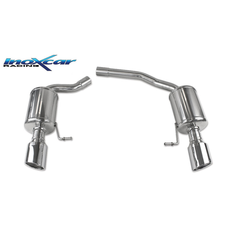 Posteriore con uscita diam. 100 X-RACE DX+SX AUDI A5 QUATTRO 2.7 TDI - 2007-2011 190CV (Cod. I-AUA5.