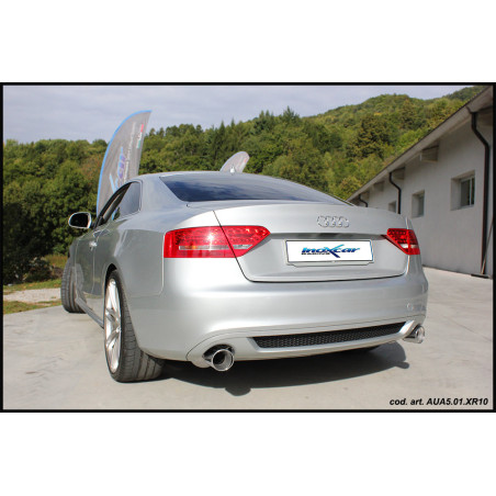 Posteriore con uscita diam. 100 X-RACE DX+SX AUDI A5 QUATTRO 2.7 TDI - 2007-2011 190CV (Cod. I-AUA5.