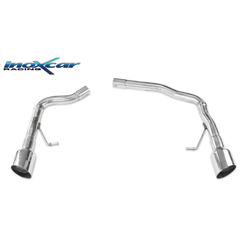 Posteriore senza silenziatore con uscita diam. 100 RACING DX+SX AUDI A5 QUATTRO 3.0 TDI V6 - 2008 23
