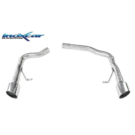 Posteriore senza silenziatore con uscita diam. 100 RACING DX+SX AUDI A5 QUATTRO 3.0 TDI V6 - 2008 23