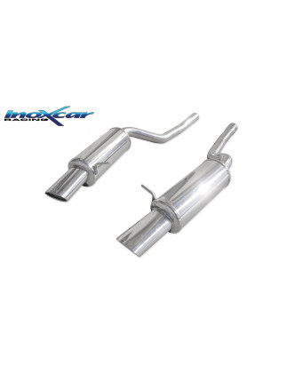 Posteriore con uscita singola ovale 120x80 mm DX+SX AUDI A6 - 2002-2004 450CV (type 4B) (Cod. I-AUA6