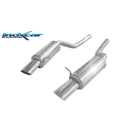 Posteriore con uscita singola ovale 120x80 mm DX+SX AUDI A6 - 2002-2004 450CV (type 4B) (Cod. I-AUA6