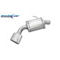 Posteriore con uscita singola ovale 120x80 mm OBLIQUO BMW E87 SERIE 1 120D - 2004 163CV (Cod. I-BME8