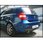 Posteriore con uscita singola ovale 120x80 mm OBLIQUO BMW E87 SERIE 1 120D - 2004 163CV (Cod. I-BME8