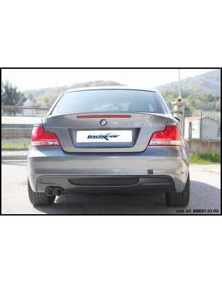 Posteriore con uscita singola ovale 120x80 mm BMW SERIE 1 E87 123D COUPE - 2007-2012 204CV (Cod. I-B