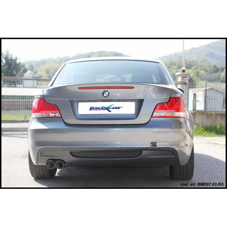 Posteriore con uscita singola ovale 120x80 mm BMW SERIE 1 E87 123D COUPE - 2007-2012 204CV (Cod. I-B