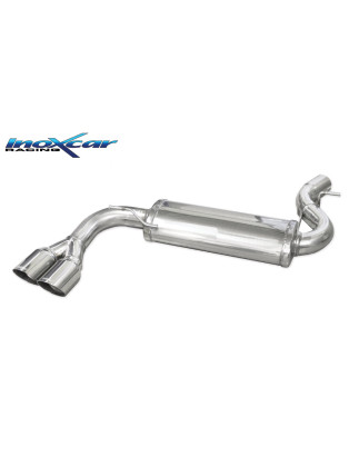 Posteriore con uscita 2 x diam. 80 RACING BMW X3 XDRIVE 20D - 2011 184CV (Cod. I-BMX3.02.RA)