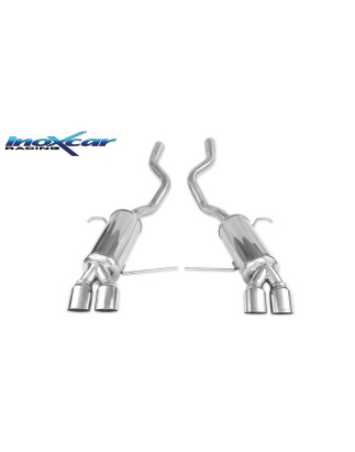 Posteriore con uscita 2 x diam. 80 RACING DX+SX BMW X5 - 2001 218CV (type E53) (Cod. I-BMX5.02.RA)