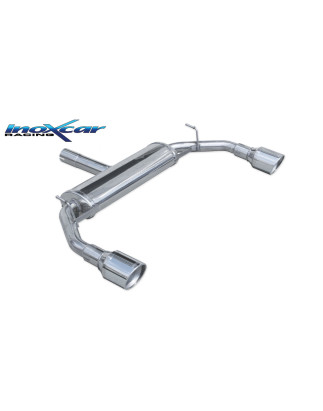 Posteriore con uscita diam. 90 X-RACE DX+SX BMW X6 3.0D - (Cod. I-BMX6.01.XR90)