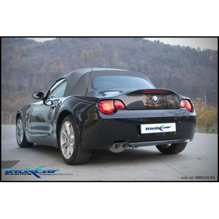 Posteriore con uscita 2 x diam. 80 X-RACE BMW Z4 - 2002-2005 231CV (Type E85) (Cod. I-BMZ4.01.XR80)