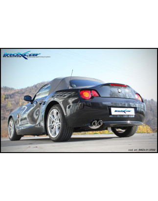 Posteriore con uscita 2 x diam. 80 X-RACE BMW Z4 - 2002-2005 231CV (Type E85) (Cod. I-BMZ4.01.XR80)