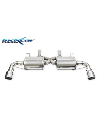 Posteriore silenziato con uscita diam. 110 X-RACE dx+sx CHEVROLET CAMARO 3.6 V6 - 2016 (Cod. I-CHCA.