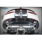 Posteriore silenziato con uscita diam. 110 X-RACE dx+sx CHEVROLET CAMARO 3.6 V6 - 2016 (Cod. I-CHCA.