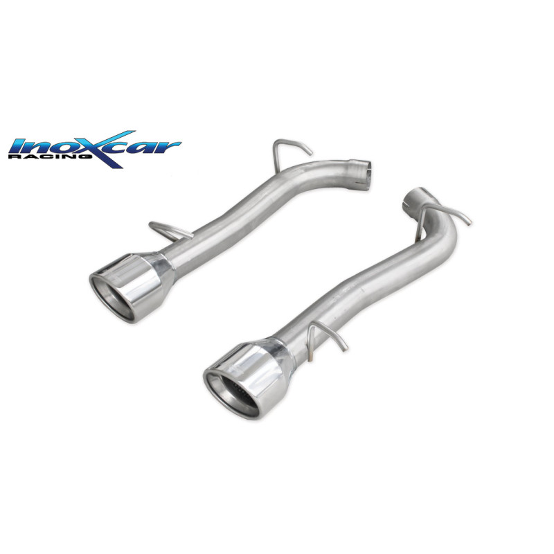 Posteriore senza silenziatore con uscita diam. 100 X-RACE DX+SX CHRYSLER 300C 3.0 V6 CRD (Cod. I-CHR