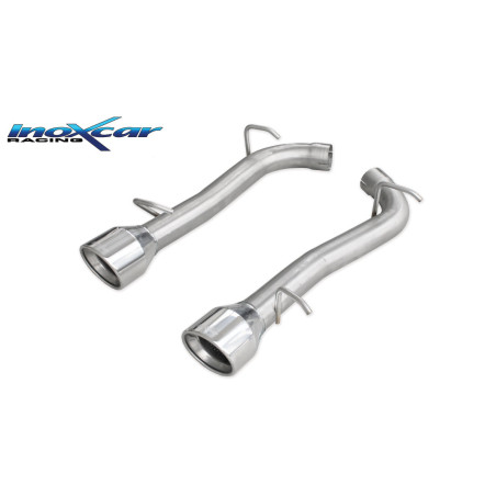Posteriore senza silenziatore con uscita diam. 100 X-RACE DX+SX CHRYSLER 300C 3.0 V6 CRD (Cod. I-CHR