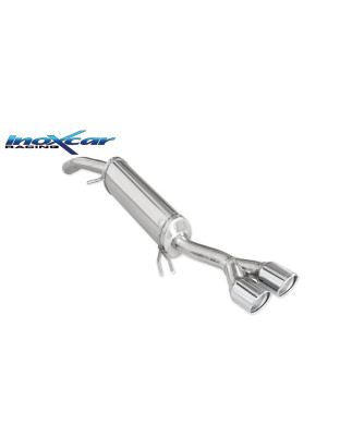 Posteriore con uscita 2 x diam. 80 X-RACE FIAT NEW BRAVO 1.4 T-JET SPORT - 2007 150CV (type 198) (Co