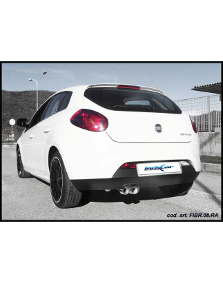 Posteriore con uscita 2 x diam. 80 RACING FIAT NEW BRAVO 2.0 MJT SPORT - 2010 165CV (type 198) (Cod.