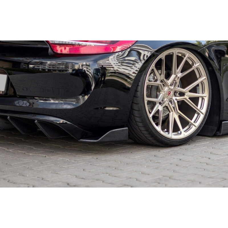 Splitters posteriori laterali Porsche Cayman Mk2 981C (Cod. M-PO-CA-981-FRSD1FP)