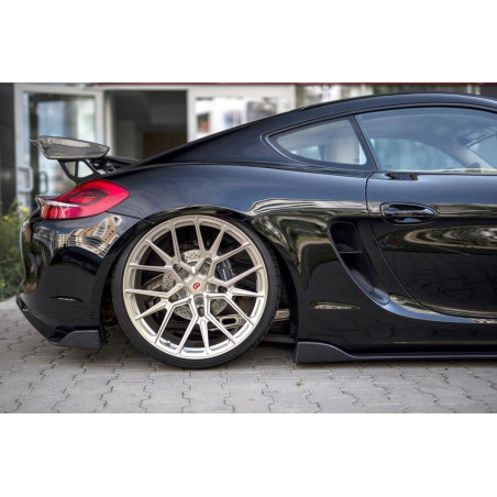 Splitters posteriori laterali Porsche Cayman Mk2 981C (Cod. M-PO-CA-981-FRSD1FP)
