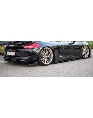 Splitters posteriori laterali Porsche Cayman Mk2 981C (Cod. M-PO-CA-981-FRSD1FP)