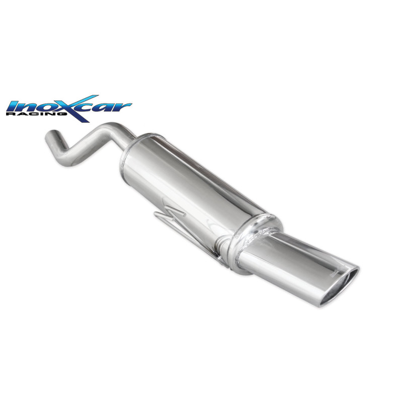 Posteriore con uscita singola ovale 120x80 mm FIAT PUNTO 2B - 2003 70CV (type 188) (Cod. I-FIPN.15.1