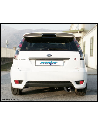 Posteriore con uscita singola diam. 102 FORD FIESTA 1.6 TDCI S - 2005 90CV MK5 (Cod. I-FOFI.17.102)