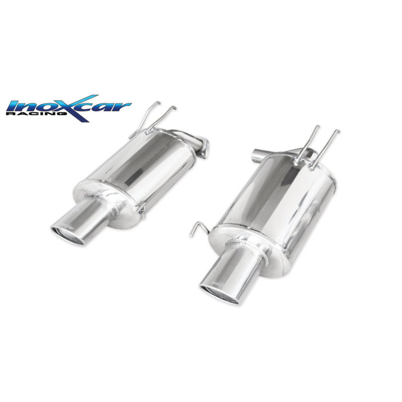 Posteriore con uscita singola ovale 120x80 mm DX+SX HONDA ACCORD 2.4 EXECUTIVE - 2003 190CV (Cod. I-