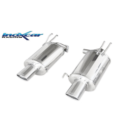 Posteriore con uscita singola ovale 120x80 mm DX+SX HONDA ACCORD 2.4 EXECUTIVE - 2003 190CV (Cod. I-