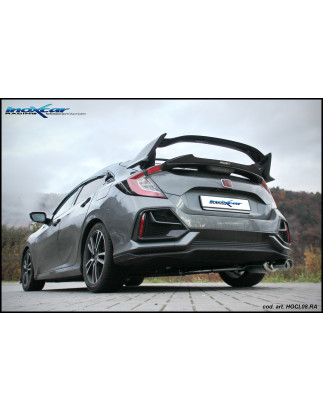 Posteriore con uscita diam. 90 X-RACE HONDA CIVIC 1.0T - 2019 126CV (Cod. I-HOCI.08.XR90)