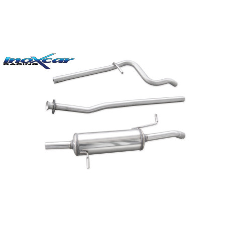 Tubo centrale diretto + Posteriore gr. N - diam. 50 CITROEN C2 1.6 16V VTS 2003 125CV (Cod. I-LCI.04
