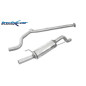 Tubo centrale diretto + Posteriore gr. N - diam. 60 ABARTH PUNTO EVO 1.4 TURBO 2010 165CV (Cod. I-LG