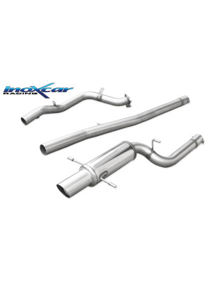 Tubo sostituzione catalizzatore + centrale diretto Posteriore con uscita diam. 102 RACING - 76 S 200