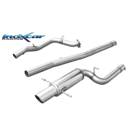 Tubo sostituzione catalizzatore + centrale diretto Posteriore con uscita diam. 102 RACING - 76 S 200