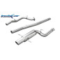 Tubo sostituzione catalizzatore + centrale diretto Posteriore con uscita diam. 102 RACING - 76 S 200