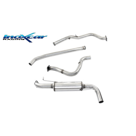 Tubo sostituzione catalizzatore + centrale diretto Posteriore gr. N - 2008 300CV Subaru IMPREZA (Cod