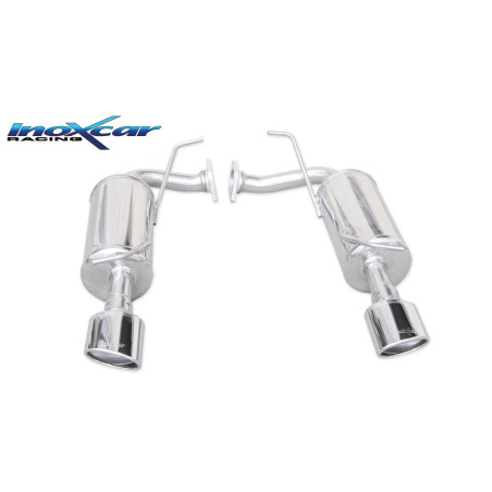 Posteriore con uscita ovale 120x80 OBLIQUO DX+SX MAZDA 6 2.3 16V TURBO - 2005 260CV (Cod. I-MAZD.01.
