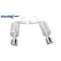 Posteriore con uscita ovale 120x80 OBLIQUO DX+SX MAZDA 6 2.3 16V TURBO - 2005 260CV (Cod. I-MAZD.01.