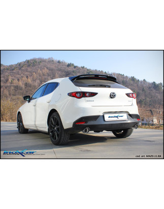 Posteriore silenziato con uscita diam. 100 RACING DX+SX MAZDA 3 2.0 - 2022 (Cod. I-MAZD.11.RA)