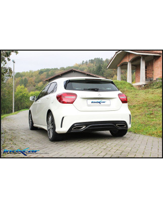 Posteriore silenziato DX+SX MERCEDES CLASSE A200 - 2015-2018 156CV A (Type W176) (Cod. I-MEA.20)