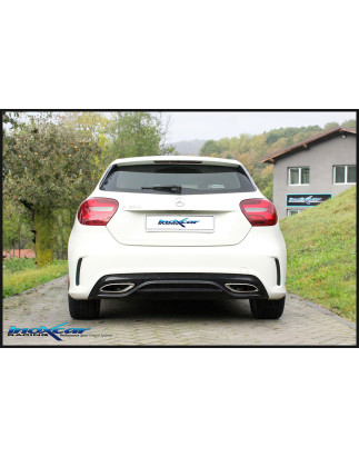 Posteriore silenziato DX+SX MERCEDES CLASSE A200 - 2015-2018 156CV A (Type W176) (Cod. I-MEA.20)