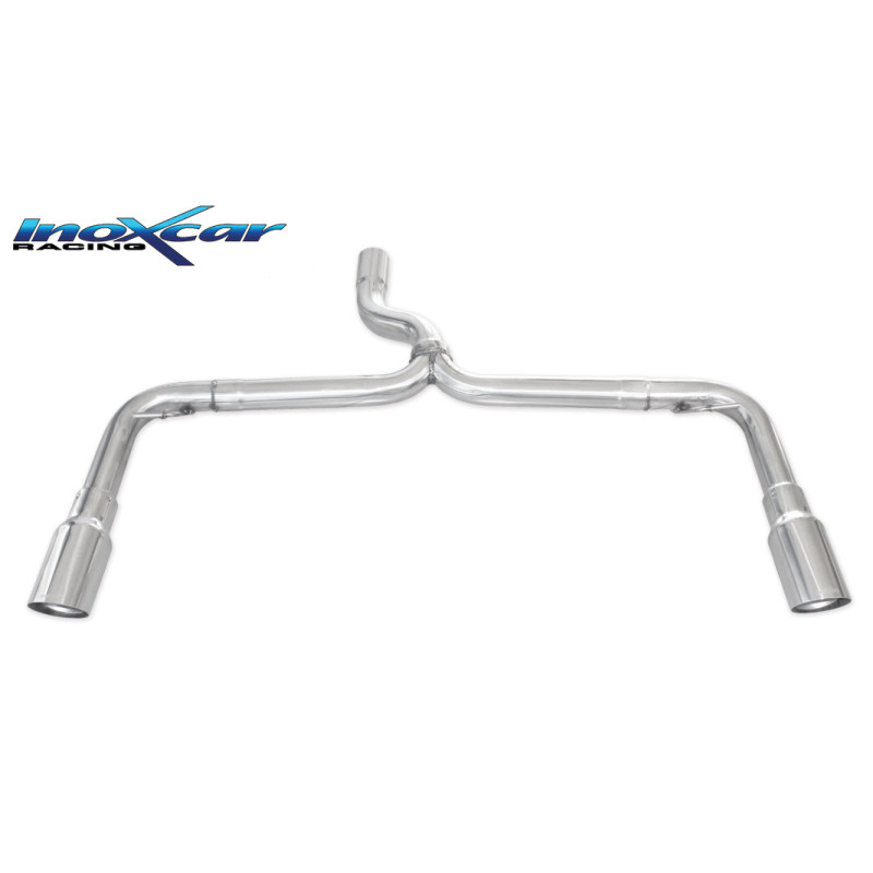 Posteriore senza silenziatore con uscita diam. 80 RACING DX+SX MINI COUNTRYMAN COOPER S 1.6 TURBO - 
