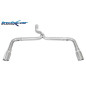 Posteriore senza silenziatore con uscita diam. 80 RACING DX+SX MINI COUNTRYMAN COOPER S 1.6 TURBO - 