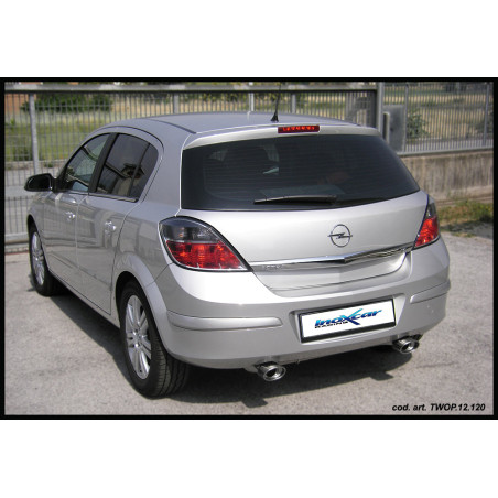 Posteriore con uscita singola ovale 120x80 mm OPEL ASTRA H - 2005 115CV (type GTC) (Cod. I-OPAS.27.1