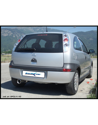 Posteriore con uscita singola diam. 102 OPEL CORSA C 1.4 16V - 2000-2003 90CV (Cod. I-OPCO.11.102)