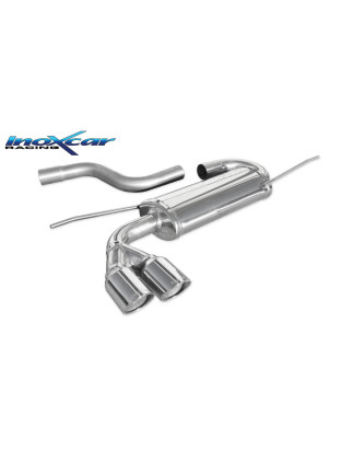 Posteriore con uscita 2 x diam. 80 X-RACE AUDI - 2003 105CV A3 S3 RS3 (type 8P) (Cod. I-OVAU.08.XR80