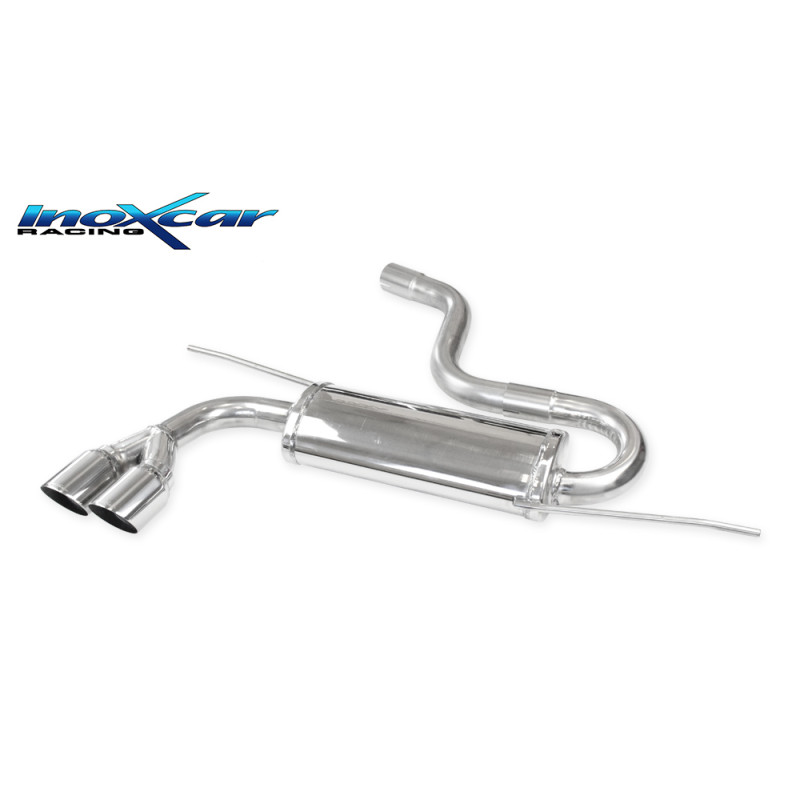 Posteriore con uscita 2 x diam. 80 RACING AUDI A3 - 2005 160CV S3 (type 8P) SB (Cod. I-OVAU.13.RA)